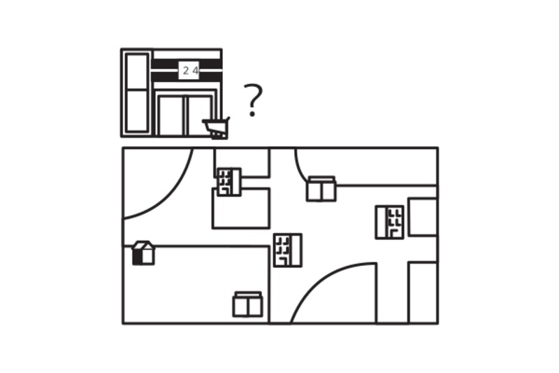 コンビニは どこに ありますか？