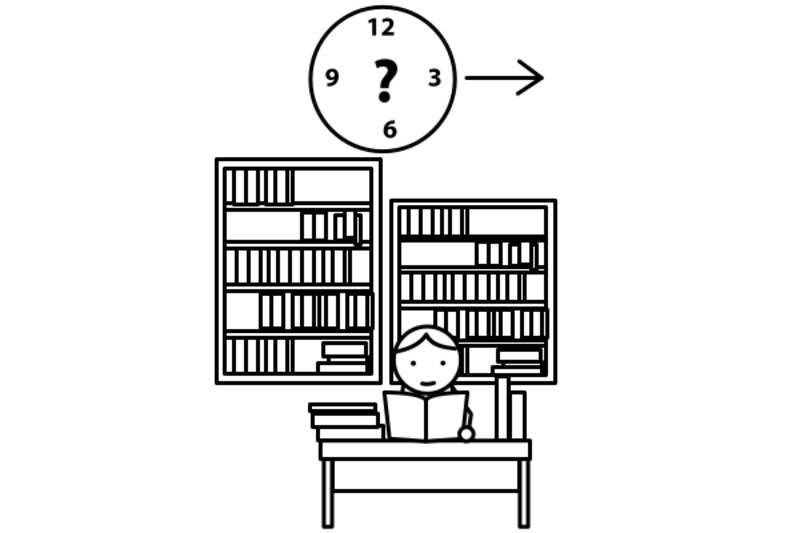 何時から 図書館で 勉強することが できますか？