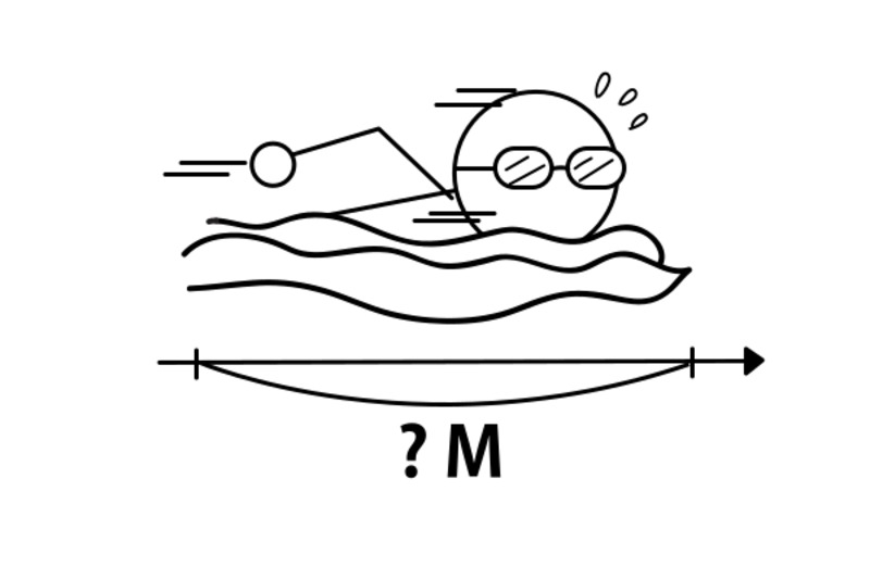何メートル 泳ぐことが できますか？