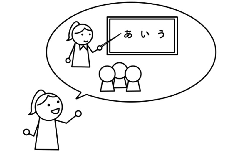 日本語の 先生に なりたいです。